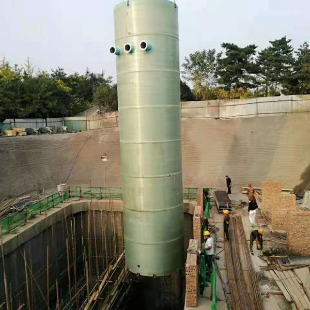 玻璃钢泵站 